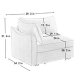 Sofa LSF Velvet - wheat W3041P293489