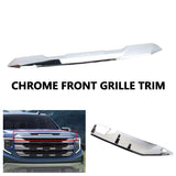 Front Upper Top Grille Molding Trim Chrome For GMC Sierra 1500 2022-2024 2023 89826550