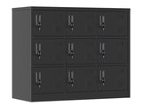 9-Door Employee Storage Locker, Metal Lockers for Office, Gym, School, and Homewith Card Slot 00575500
