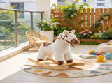Kids Rocking Horse with Realistic Sounds, Baby Rocker for Boys & Girls with Anti-Tip Limiters 22215133