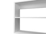 Medicine Cabinet 20.5" H, with 2 Shelves, 1 Door, and 1 Mirror, White B097P250869