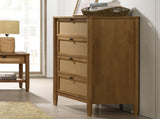 Vichy Wood and Rattan 4-Drawer Chest T2574P290369