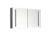 40 x 30 inch LED Lighted Bathroom Medicine Cabinet with Mirror, Sockets, Dimmable, Anti-Fog W2287P336340