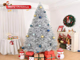 6 FT Artificial Christmas Tree, Unlit Hinged Christmas Pine Tree with 800 Branch Tips and Sturdy 38810300