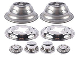 Stainless Steel Dual Wheel Simulator Covers Fit for 2003-2018 Replacement for Dodge Replacement for 35433719