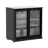 7.4 Cu.Ft Back Cooler 35.4"W Beverage Refrigerator, 2 Low-E Glass Sliding Doors, Counter Height W1192P248472