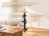 Indoor Cat Desk Hammock Bed, 2 Removable Beds with 2 Hanging Balls for Desk & Window, Holds Up to 24 T3971P612035