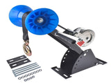 Adjustable Boat Trailer Winch Stand with Roller - Universal Winch Mount Post for 3" to 4" Wide x 4" 00025543