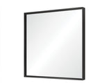 40x30inch Glossy Black Bathrooms For Wall Rectangle Vanity Corner Hangs Farmhouse W2091125788