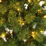 ZNTS 6 FT Pre-lit Artificial Pencil Christmas Tree, Hinged Xmas Pine Tree with 400 Branch Tips, 210 20022632