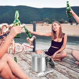 3L Ice Holder Ice Double-Wall Stainless Steel Insulated Ice Bucket 3L Ice Holder Ice 51296578