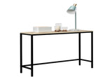 Industrial Style Porch Table Single Layer Light Walnut Color Triamine Board 58699420