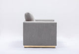 Grey Accent Chair with Cushion B062P209168