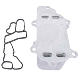 Oil Cooler Assembly With Gasket for 11-20 Jeep Grand Cherokee WK 3.0L CRD Diesel 68211440AC 52768662