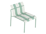 4-Pack Modern Striped Color Block Chairs - Waterproof PP Seat & Sturdy Metal Legs, Indoor/Outdoor W3450P322875
