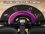 Mini Full Body Stepper - Resistance Bands Included, Adjustable Intensity, LCD Tracker 74668921