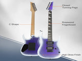 170 Model 39in Electric Guitar HSH Pickups suit for Beginner Purple 15388233