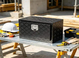 24 x 14 x 16 Inch Underbody Truck Storage Box Plate Waterproof Tool Box with T-Handle Latch and Keys 80124798