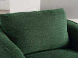 30.3"W Boucle Upholstered Swivel Accent Barrel Chair and Comfy Round Accent Single Sofa Chair, 360 W3188P400933