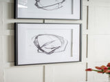 Set of 2 Modern Abstract Wall Art, Square Framed Wall Art, 31.5" x 31.5" W2078130287