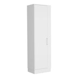 Storage Cabinet Manika, One Door and Shelves, White Finish B092123124
