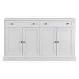 ZNTS Kitchen Sideboard Storage Buffet Cabinet with 2 Drawers & 4 Doors Adjustable Shelves for Dining 79307233