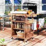 Outdoor Bar Cart Grill Table 50971937
