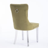 Nikki Collection Modern, High-end Tufted Solid Wood Contemporary Velvet Upholstered Dining Chair W1143P151488