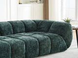 Chenille Pure Foam Sofa, Quilted Cloud Sofa, Deep-Seat Chenille Pure Foam Sofa, Comfortable W834P442226