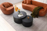 360&deg Swivel Mid Century Modern Curved Sofa, 1-Seat Cloud couch Boucle sofa Fabric Couch, Orange W87691481