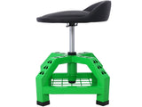Pneumatic 360 Degree Swivel Mechanics Rolling Creeper Seat, Heavy Duty Rolling Mechanics 99179471