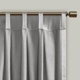 ZNTS Pleat Curtain Panel with Tieback B035129638