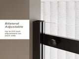 60.in W x 72.in H Frameless Shower Single Sliding, 1/4 inch Thick Clear Tempered Glass Shower W3048P278317