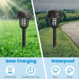 Outdoor Solar Bug Elimination Torches UV Light & White Light, 532 V Grid, IPX 73712379