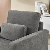 Modern Accent Chair, Chenille Upholstery Armchair - Modern Style, Solid Wood Frame - Ideal for W1765P172326