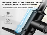 Kitchen Faucet- 3 Modes Pull Down Sprayer Kitchen Tap Faucet Head, Single Handle&Deck Plate for 1or3 40015993