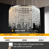 15.7-inch Fancy hanging ceiling lamps luxury modern pendant light crystal chandelier W1340P222514