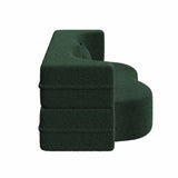 Modern Floor Sofa with 2 Pillows,Convertible Teddy Fabric Foam-Filled Sleeper Sofa Bed,15" Full Size 42527621