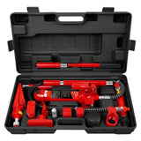 ZNTS 4 Ton Porta Power Kit, Portable Hydraulic Jack with Oil Hose, Auto Body Frame Repair Kit with W1239P170232