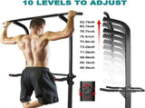 Sport Power Tower Workout Dip Station Pull Up Bar, Height Adjustable Multi-Function Dip Stand for 54732473