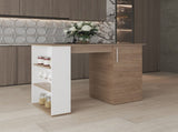 Kitchen Island, 1 Door, 5 Shelves B097P296854