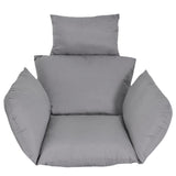 Egg Chair Hanging Basket Seat,Thicken Soft Egg Swing Chair Pad,Hanging Egg Chair 06284605