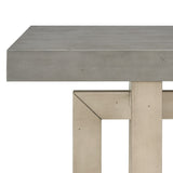 U_STYLE Contemporary Console Table with Wood Top, Extra Long Entryway Table for Entryway, Hallway, N711P230809E