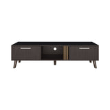 Vance 63" Wide Tv Stand with Two pull down Cabinets, Two Shelves, Cable Management , Living, Tv B070P254780