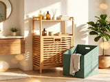 2-Tier Tilt out Laundry Hamper 18" x 13 x 38-Green 63127920