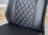 Modern Dining Chairs with Faux Leather Padded Seat Dining Living Room Chairs Upholstered Chair with W115181766