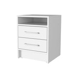 Eastover Nightstand 2.0 in melamine with two drawers B128P227633