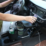 4-in-1 Car Cup Holder Tray Food Table Phone Hold Car Expander Detachable 360 Degree Rotatable 33533875