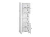 Bathroom Floor Storage Cabinet with 2 Doors Living Room Wooden Cabinet with 6 Shelves 15.75 11.81 14167354