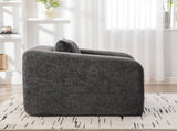 40" Foldable Single Sofa Bed with Armrest & Backrest, Convertible Chenille Boneless Cloud Floor W3118P388898